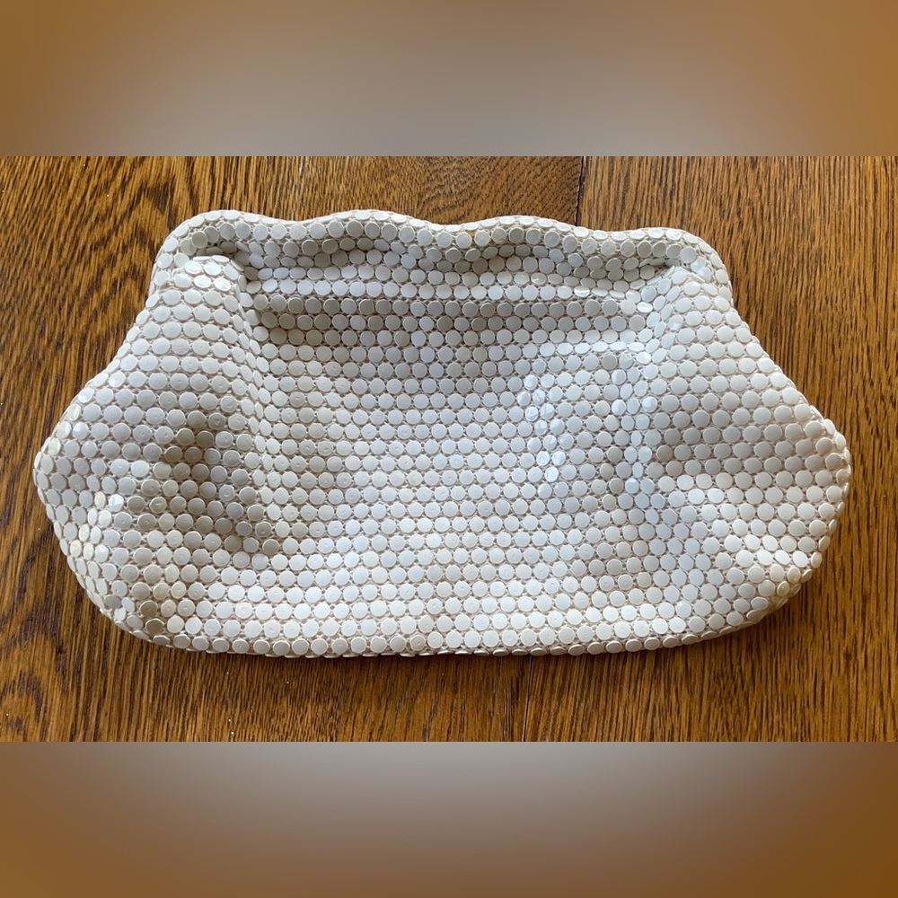 Lumared Vintage Corde Beaded Clutch Purse Scalloped Top